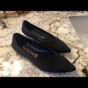 Rothy’s, The Point, 9.5, black
